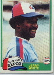 1981 Topps Baseball Cards      042      Jerry White
